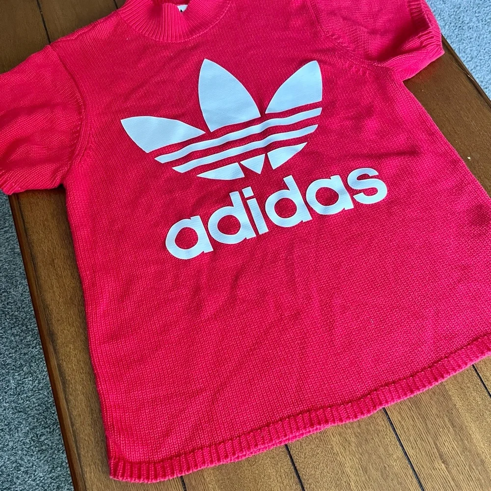 Adidas Women’s Big Trefoil CY5839 Sweater Shirt Sz XS (fits up to Large) - Picture 3 of 10